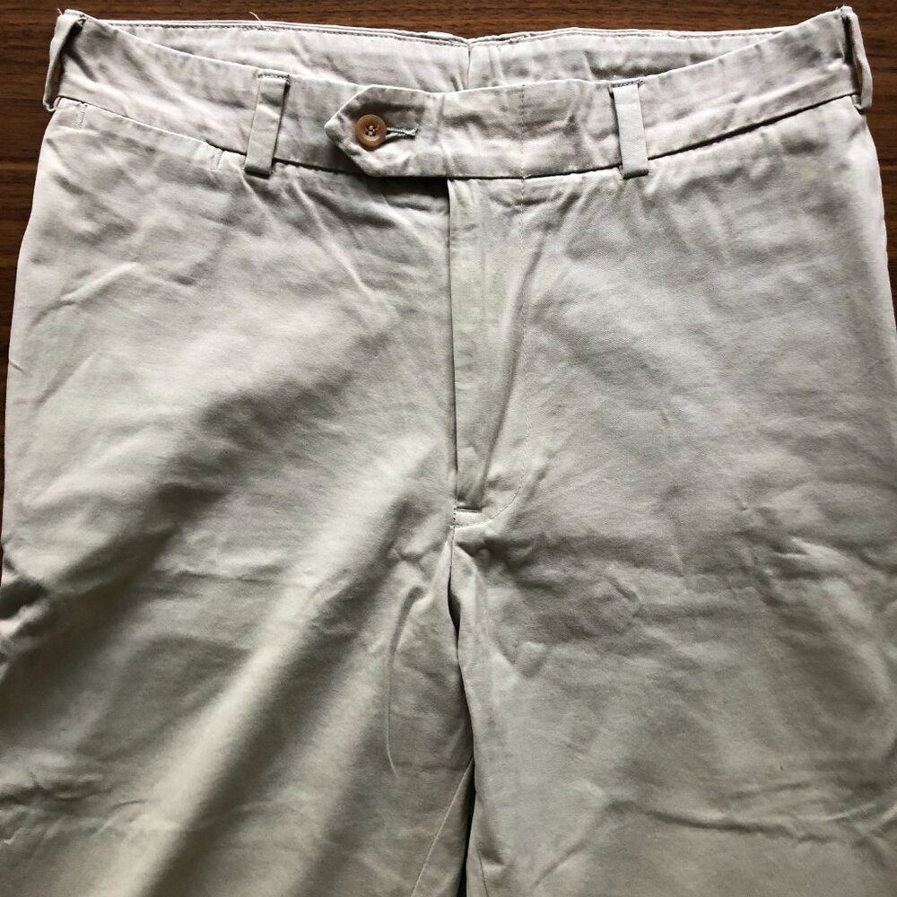Bill's Khakis 32x33 Lightweight Summer Chinos Tab Waist Stone/Light Khaki